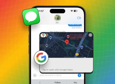 How to share location in imessage using google maps on iphone