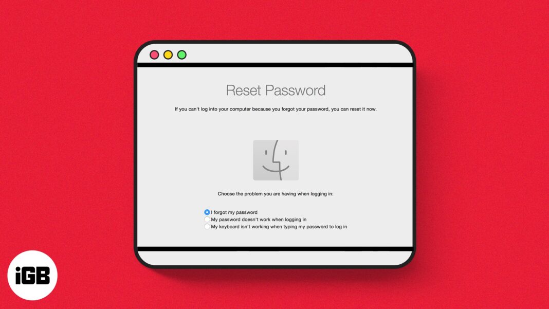 How to recover a forgotten Mac password