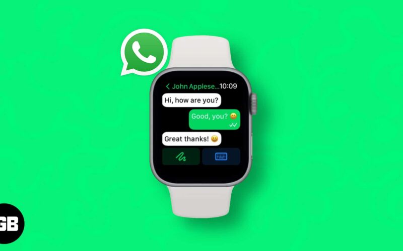 How to use whatsapp on your apple watch