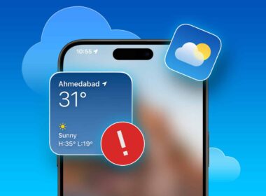 Weather app or widget not working on iphone or ipad