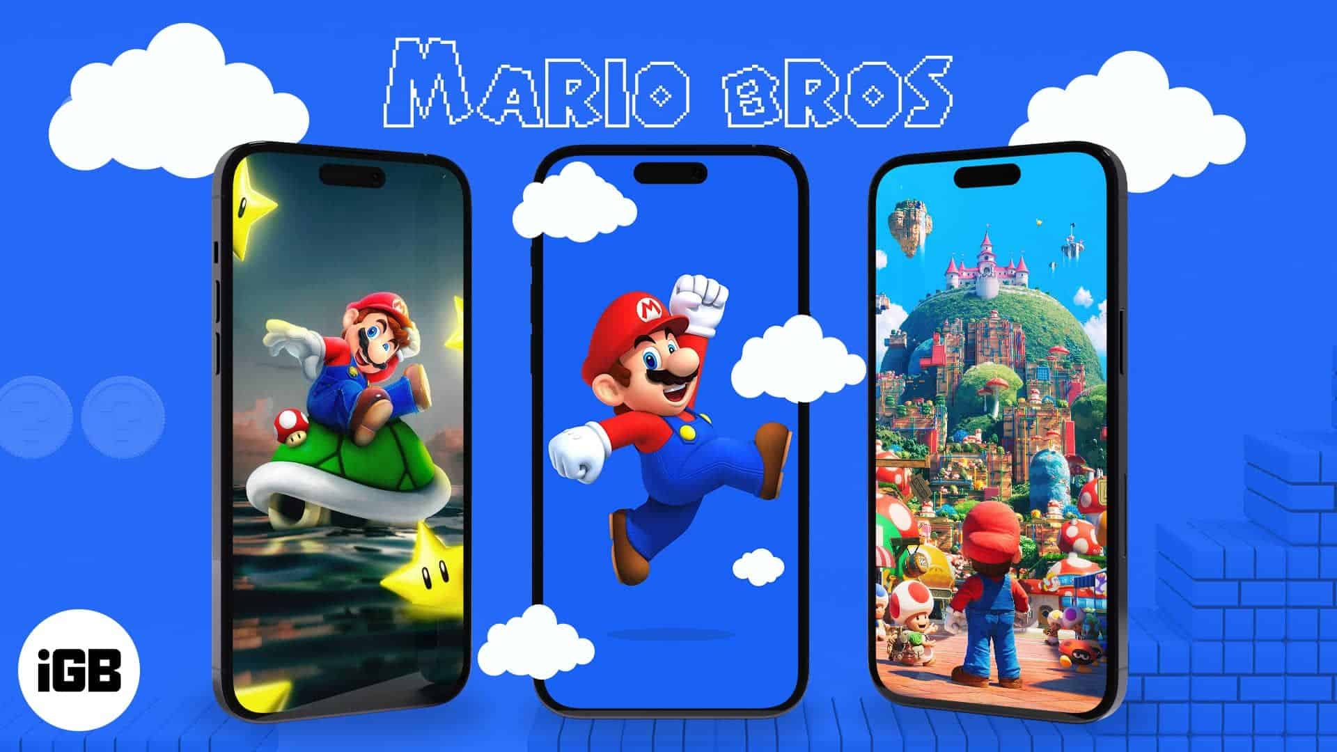 Cool Mario Bros wallpapers for iPhone