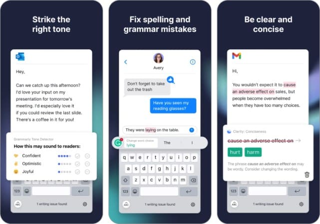 Grammarly Digital Marketing App for iPhone and iPad