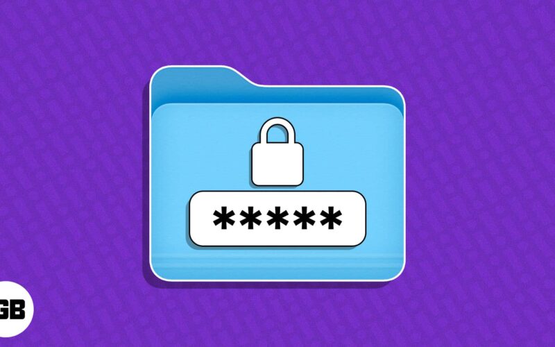 How to password protect folders on mac