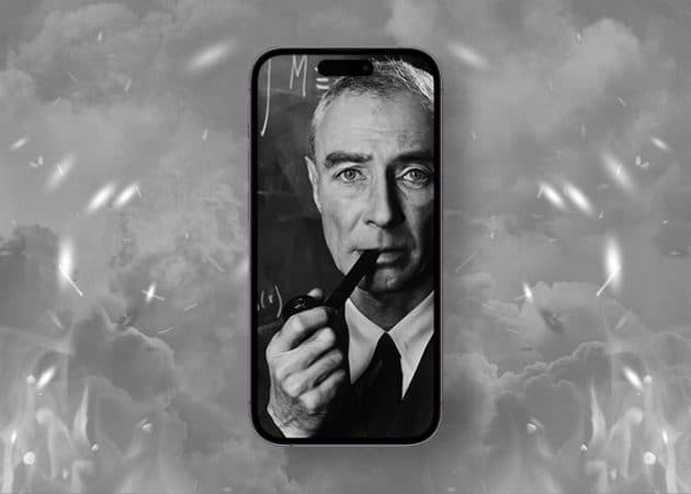 J Robert Oppenheimer 4K wallpaper