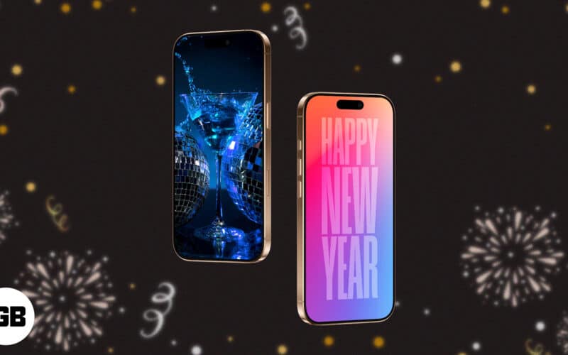 Újévi 2025 háttérképek iPhone-ra