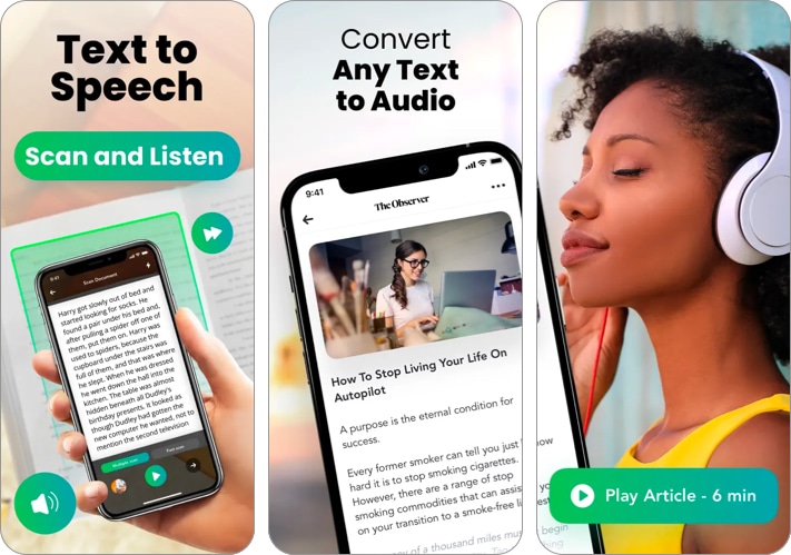 Peech - Text to Voice Reader 