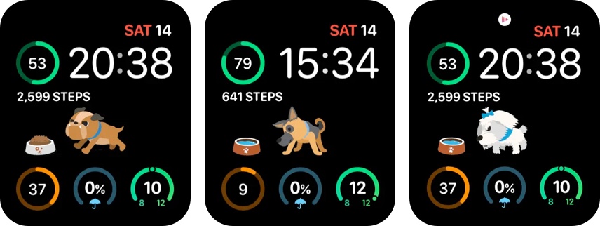 StepDog Apple Watch face app