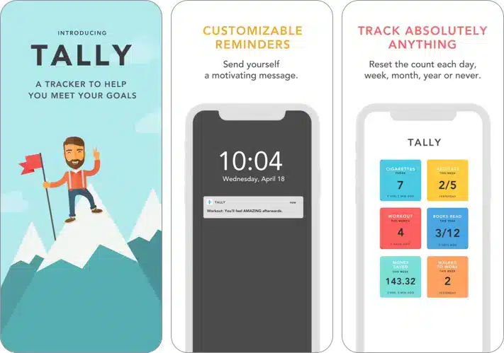 Tally app for iPhone and iPad