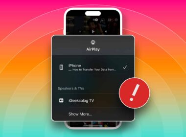 Airplay not working from iphone to apple tv