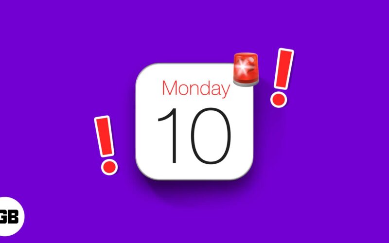 Calendar alerts not working on iphone or ipad