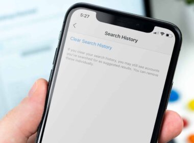 How to clear instagram search history on iphone and android phone