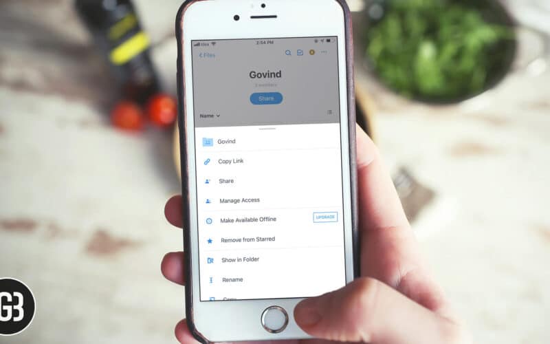 How to share folders and multiple photos in dropbox app for iphone or ipad