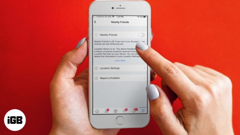 How to turn off or on facebook nearby friends feature on iphone