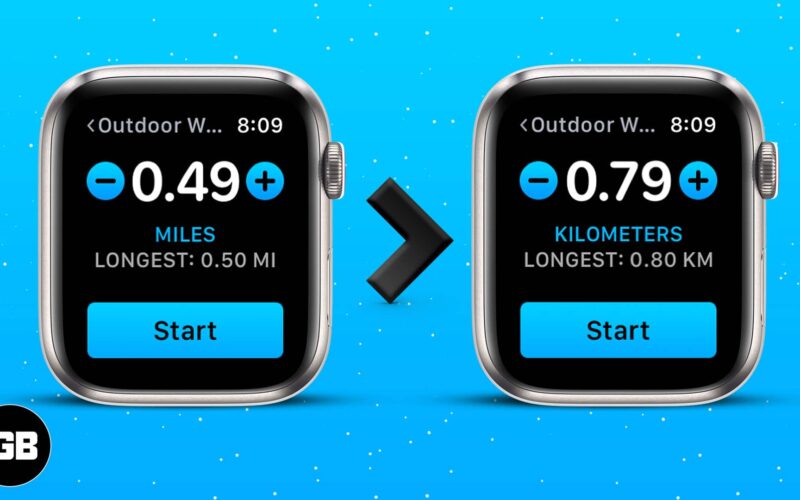 How to change distance units from miles to kilometers on apple watch and iphone