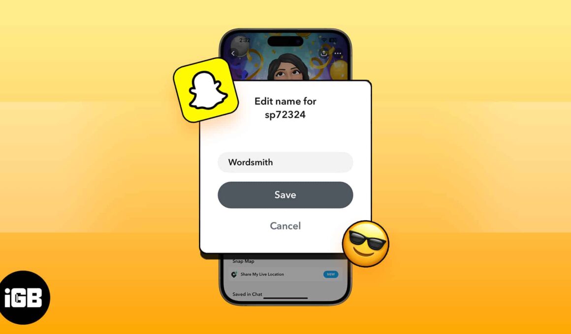 How to change someone snapchat display name on iphone