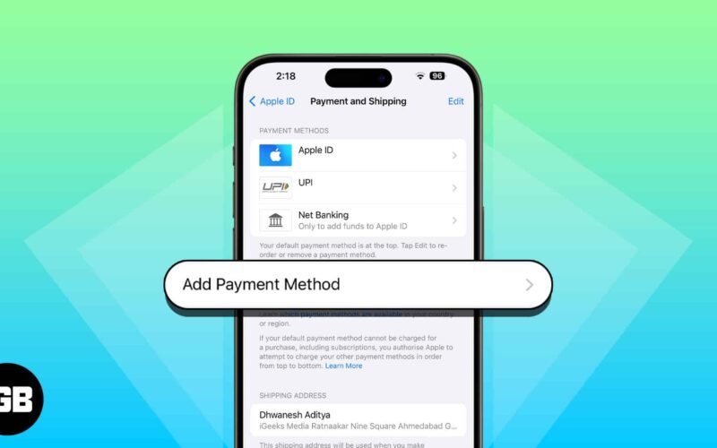 How to changer apple id payment method on iphone ipad and mac