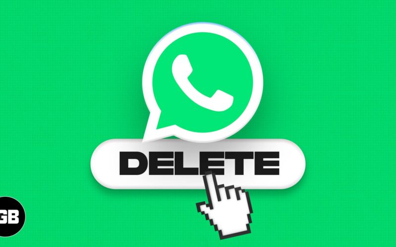 How to delete a whatsapp account on iphone