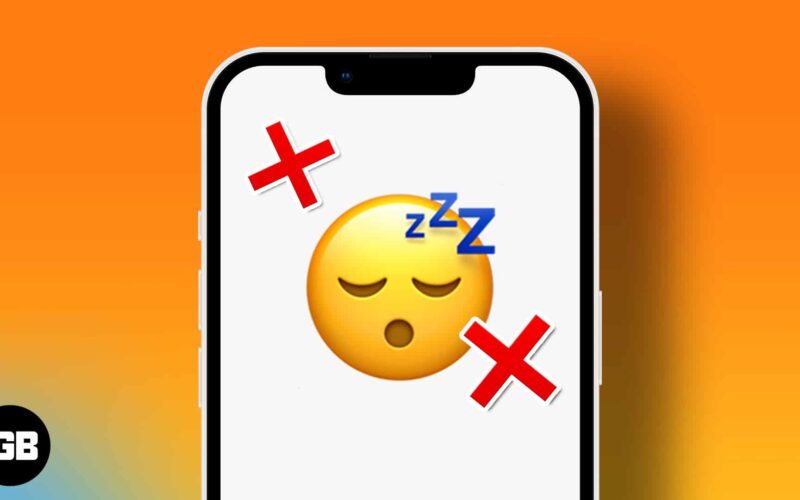 How to fix iphone wont go into sleep mode