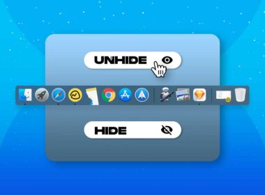 How to hide or show the dock in macos monterey