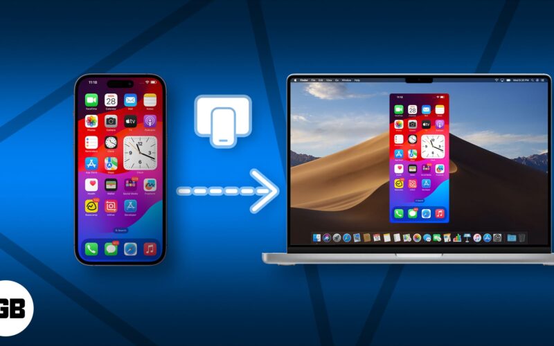 How to mirror iphone or ipad screen to mac or pc