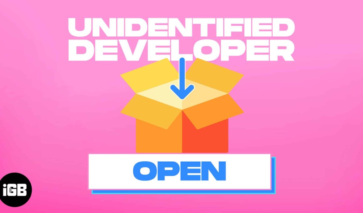 How to open an app from an unidentified developer on mac