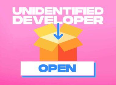 How to open an app from an unidentified developer on mac