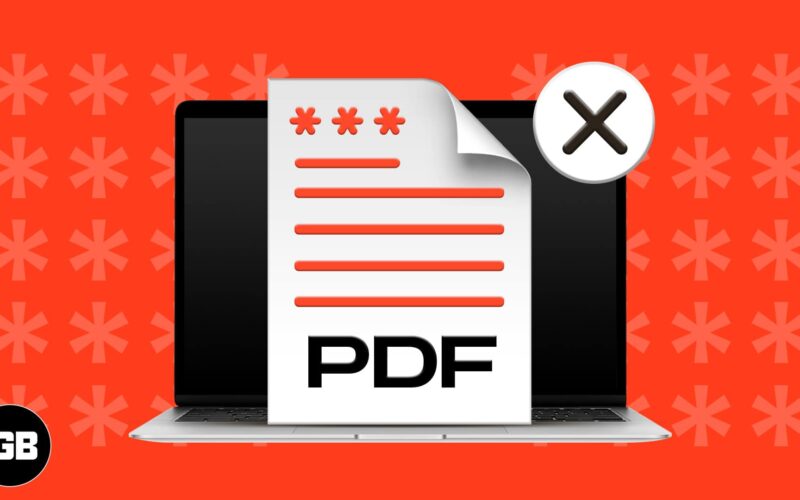 How to remove password protection from pdf files on mac