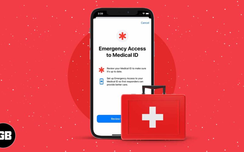 How to set up emergency medical id on iphone and apple watch