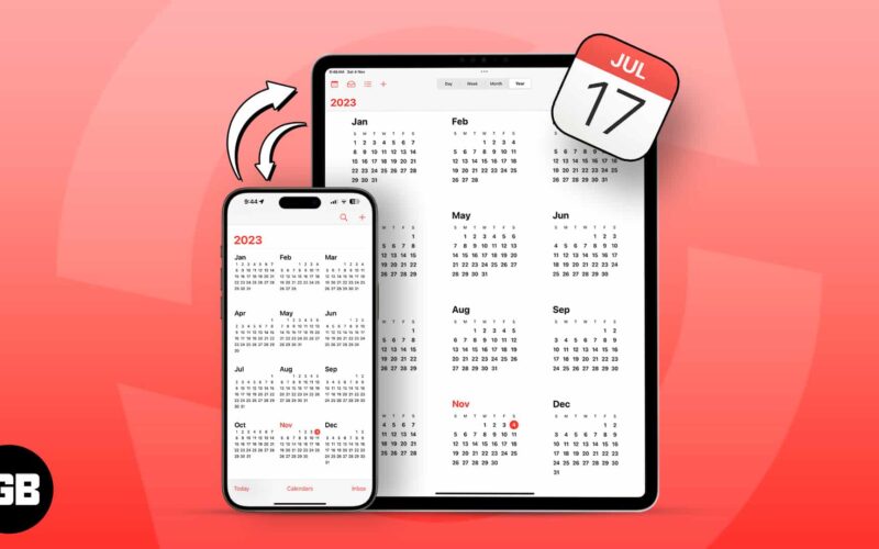 How to share and export calendar from iphone or ipad