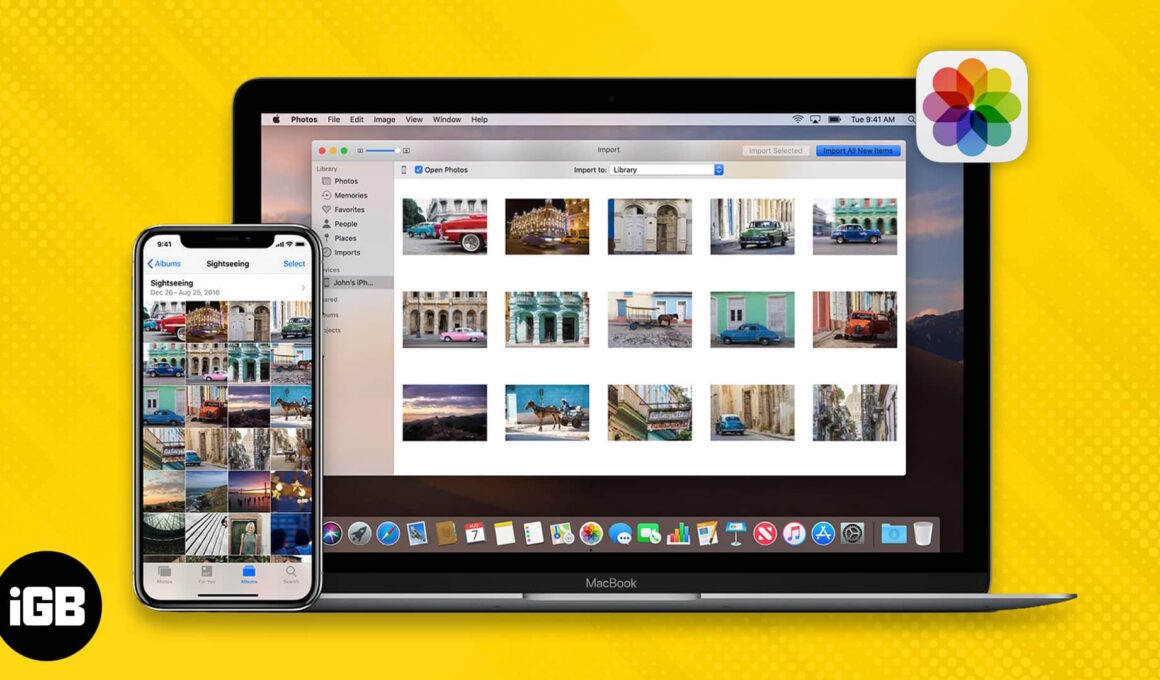 How to transfer photos from iphone to mac