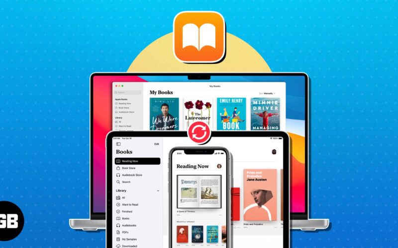 Sync apple books across iphone ipad mac