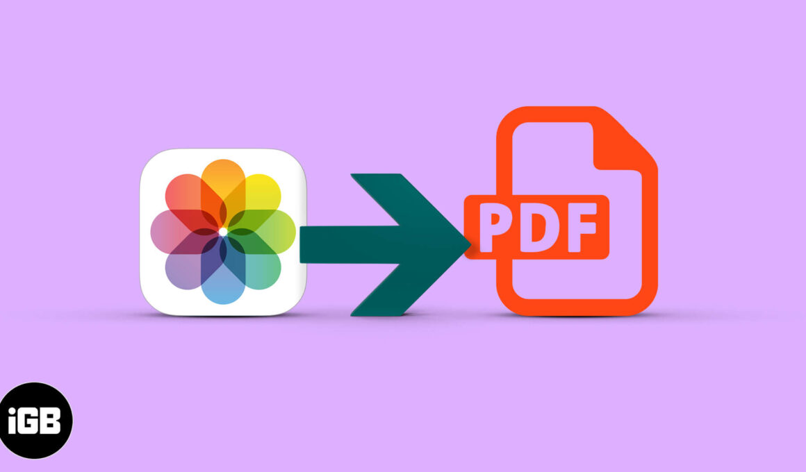 Convert Photo to PDF on iPhone and iPad