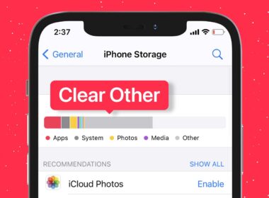 How to clear other storage on iphone