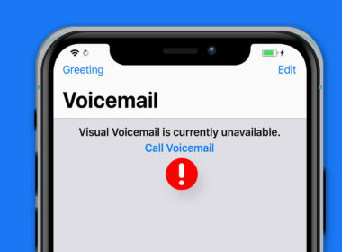 How to fix visual voicemail is currently unavailable error on iphone