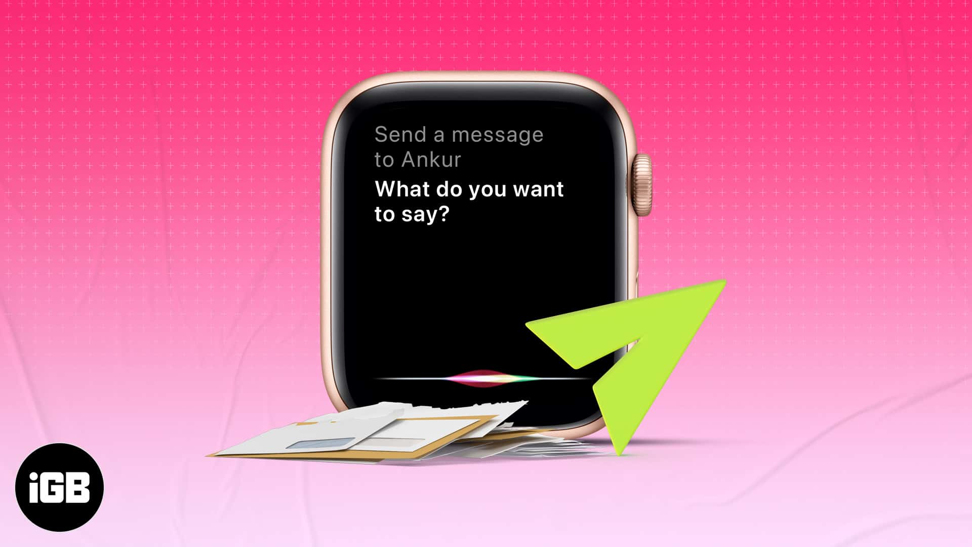 How to send a message with siri on apple watch