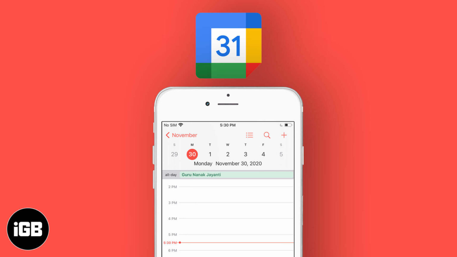 How to sync Google Calendar with iPhone iGeeksBlog