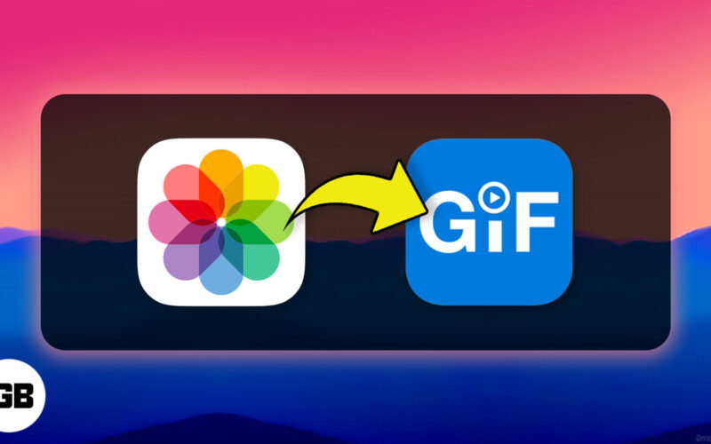 How to turn live photos into gifs on iphone and ipad