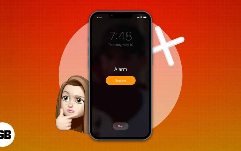 iPhone alarm not working