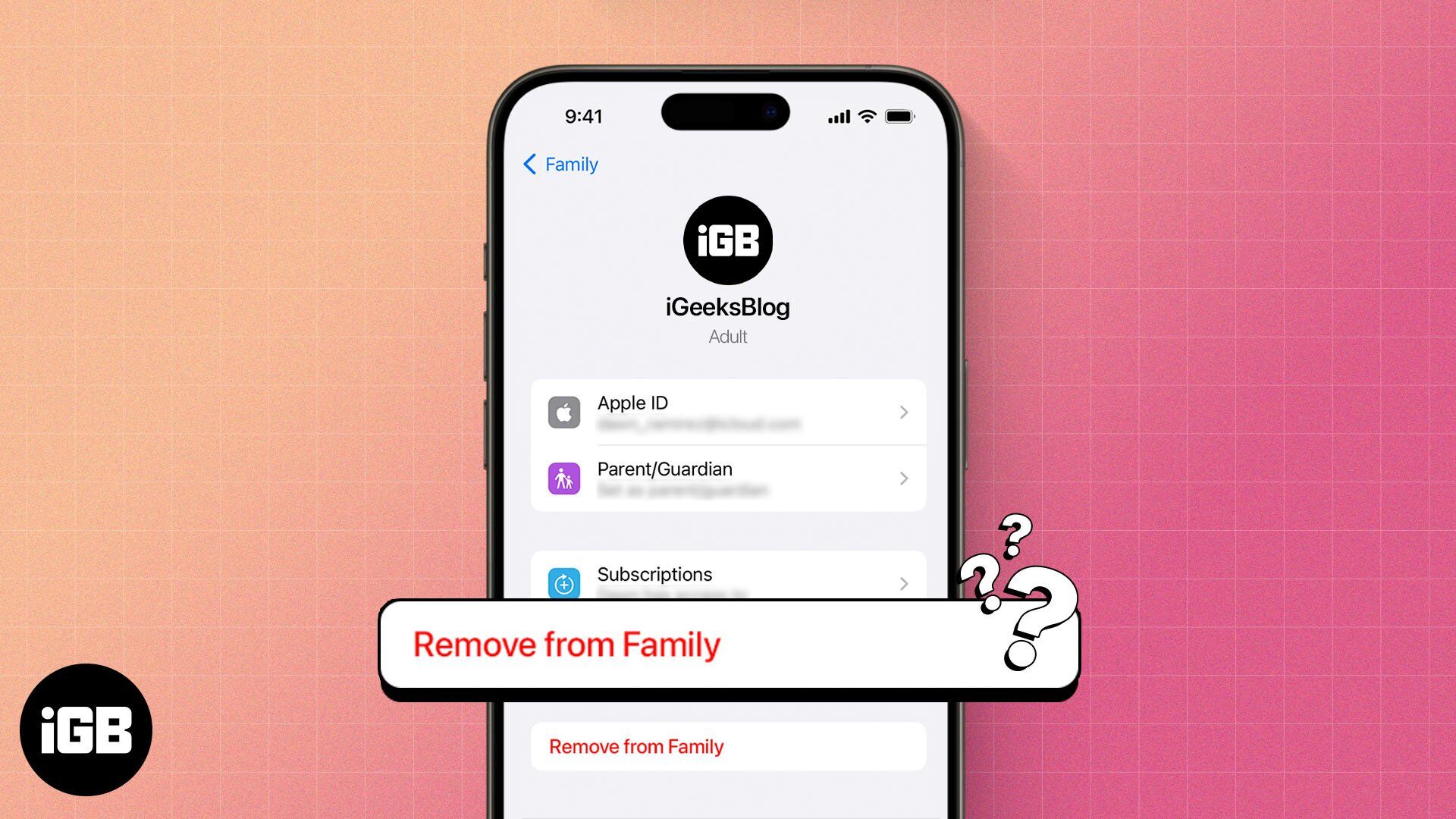 How to leave Family Sharing on iPhone and iPad