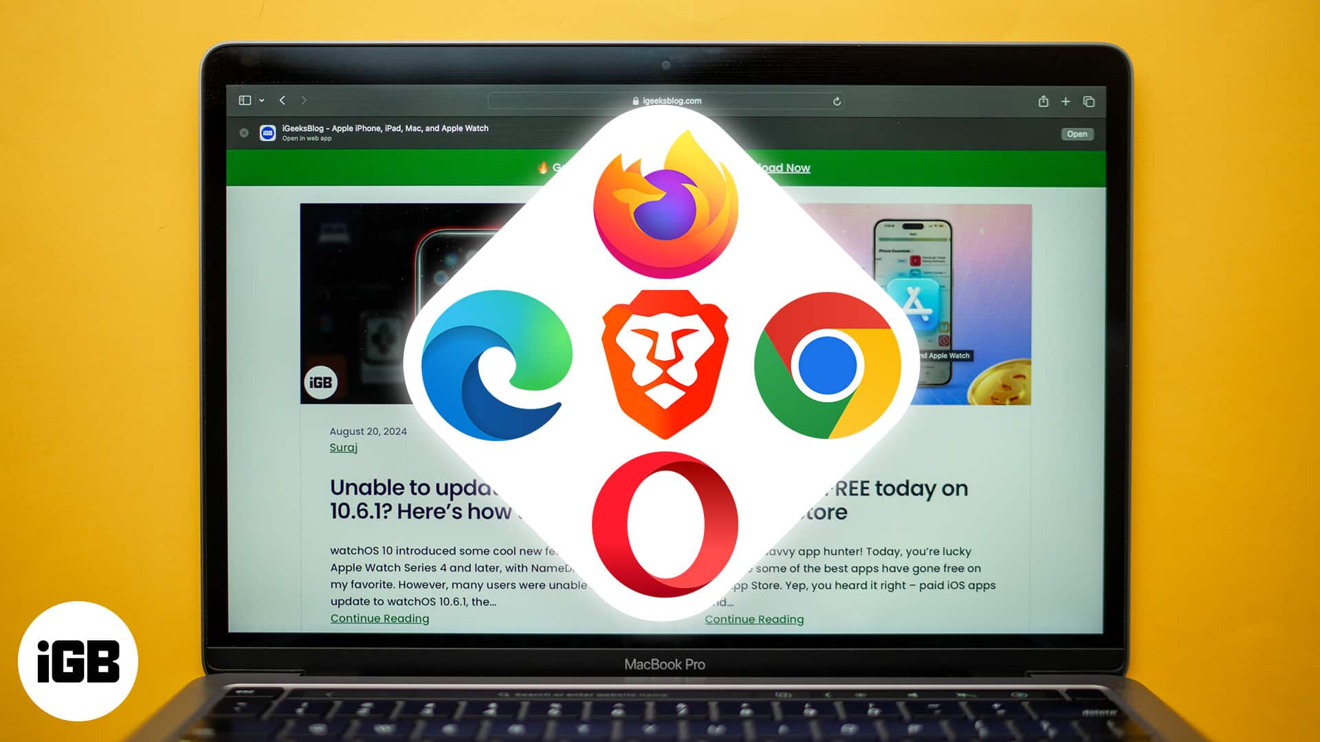 Best web browsers for Mac in 2024