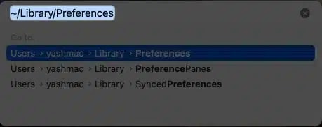 Go-to-LibraryPreferences