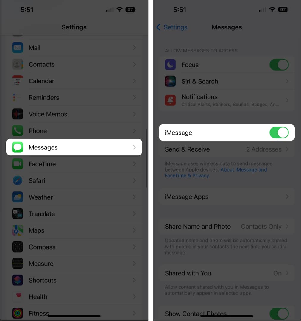 Tap-Messages-enable-iMessages
