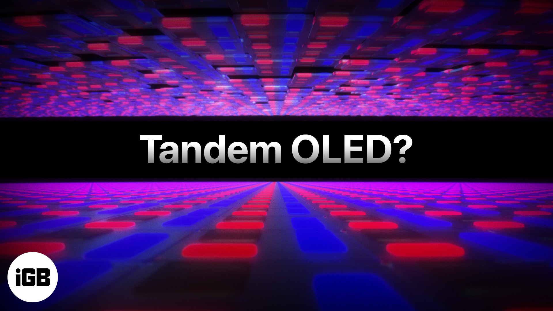 What is Tandem OLED on iPad Pro
