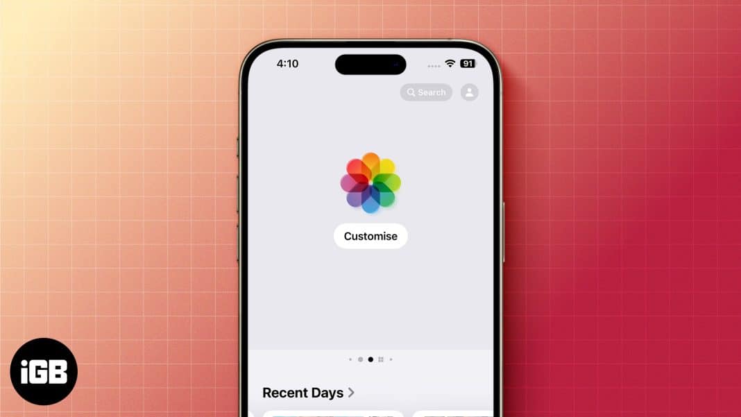 How to customize the Photos app on iPhone