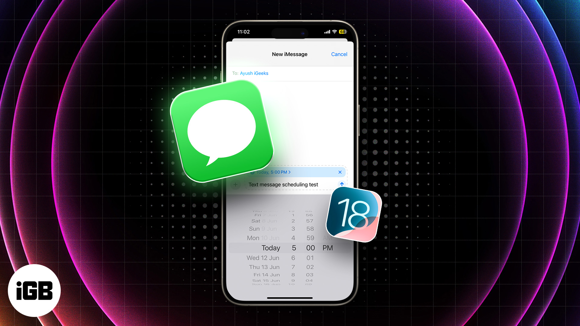 How to schedule messages in iOS 18 on iPhone