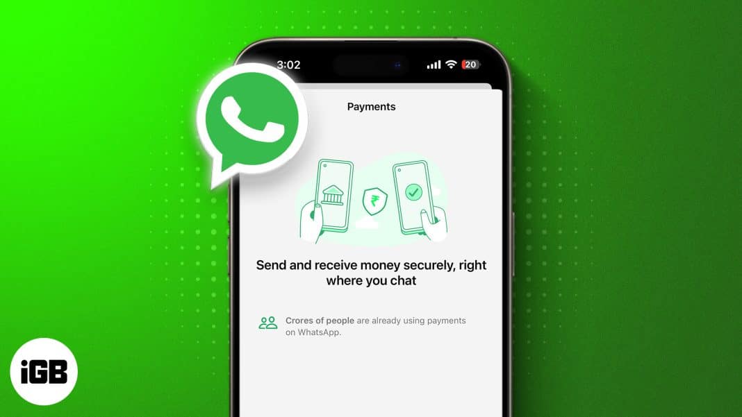 How to set up WhatsApp Payment to send and receive money on iPhone