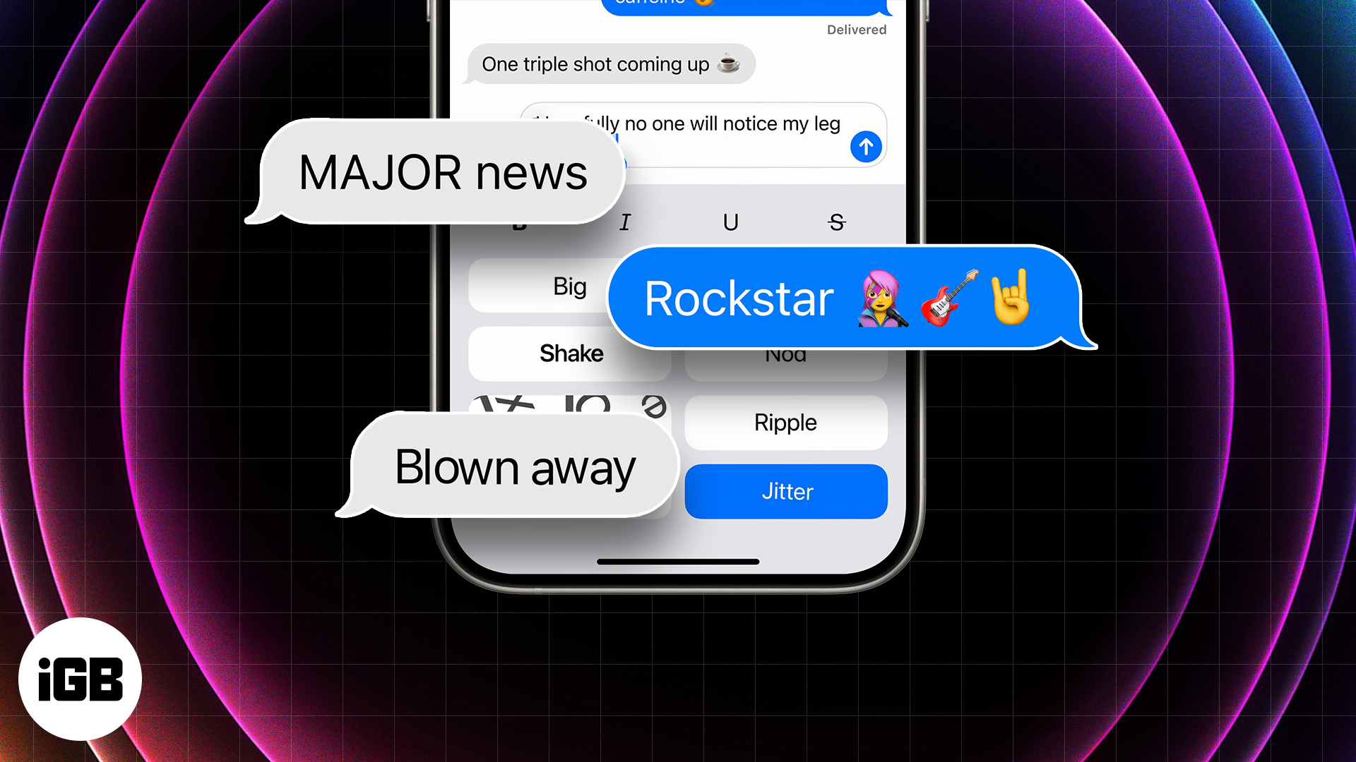 How to use Text Message effects in iMessage with iOS 18