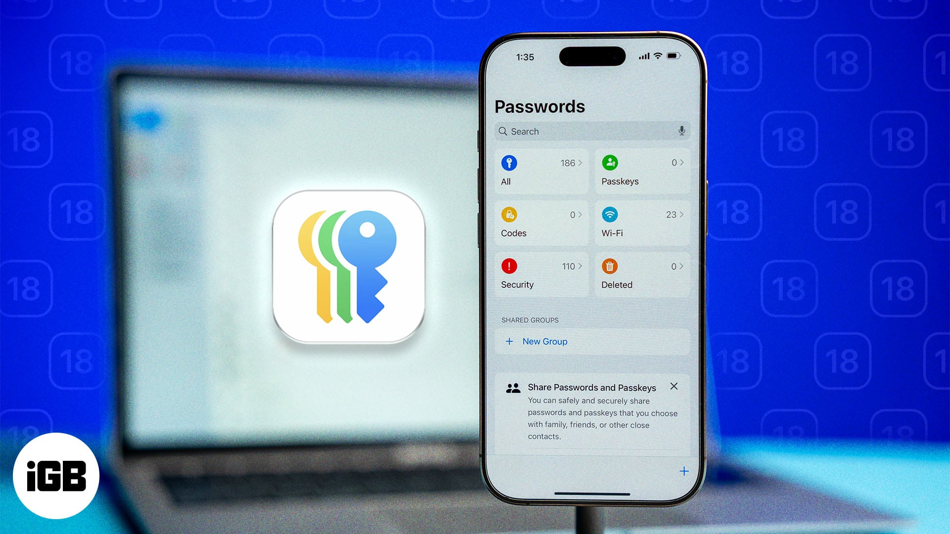 Az új Apple Passwords alkalmazás használata iPhone iPaden és Macen