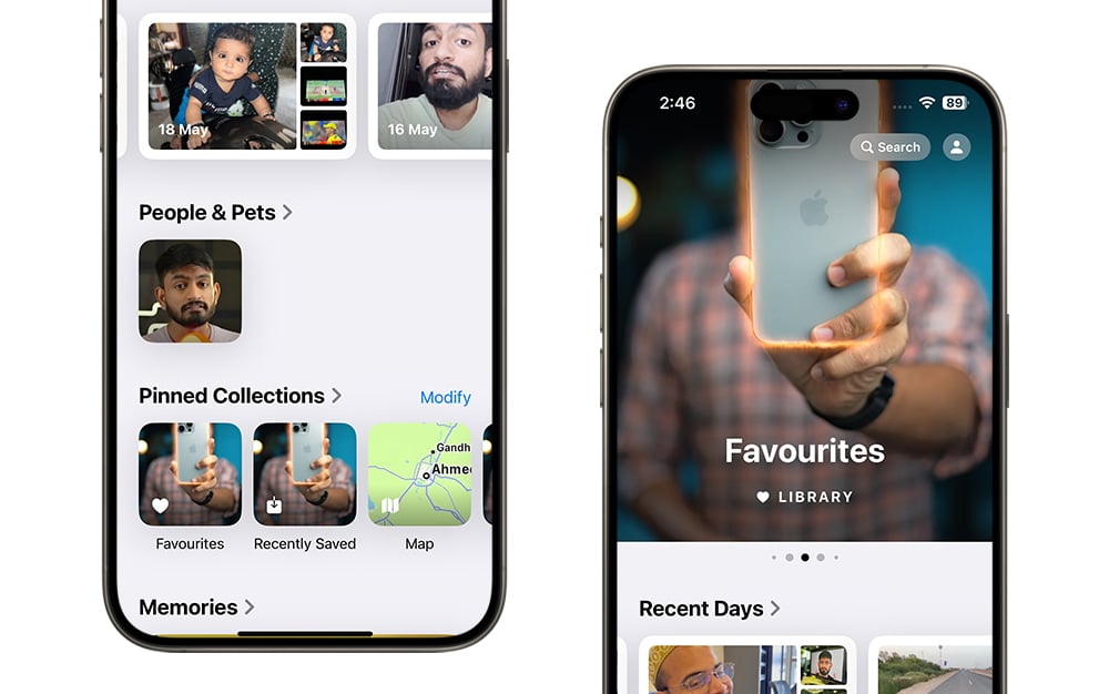 Improved Photos app with iOS 18