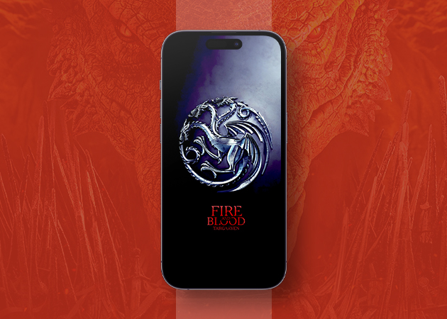 Targaryen Sigil wallpaper for iPhone